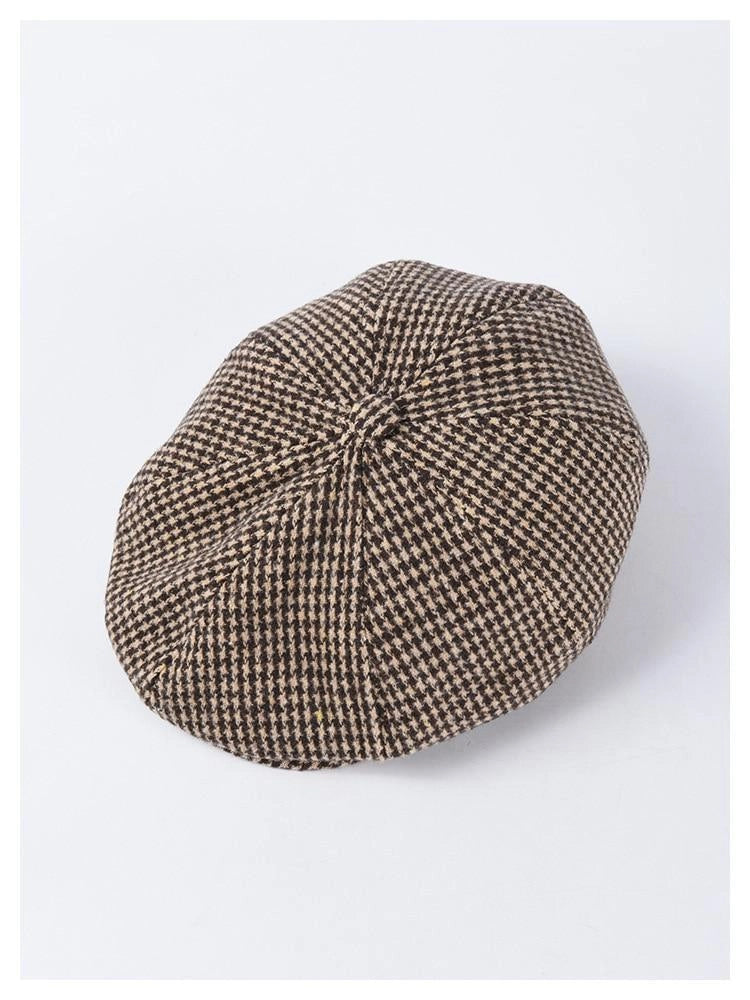 Casquette Gavroche à Pied-de-Poule - Marronier 4