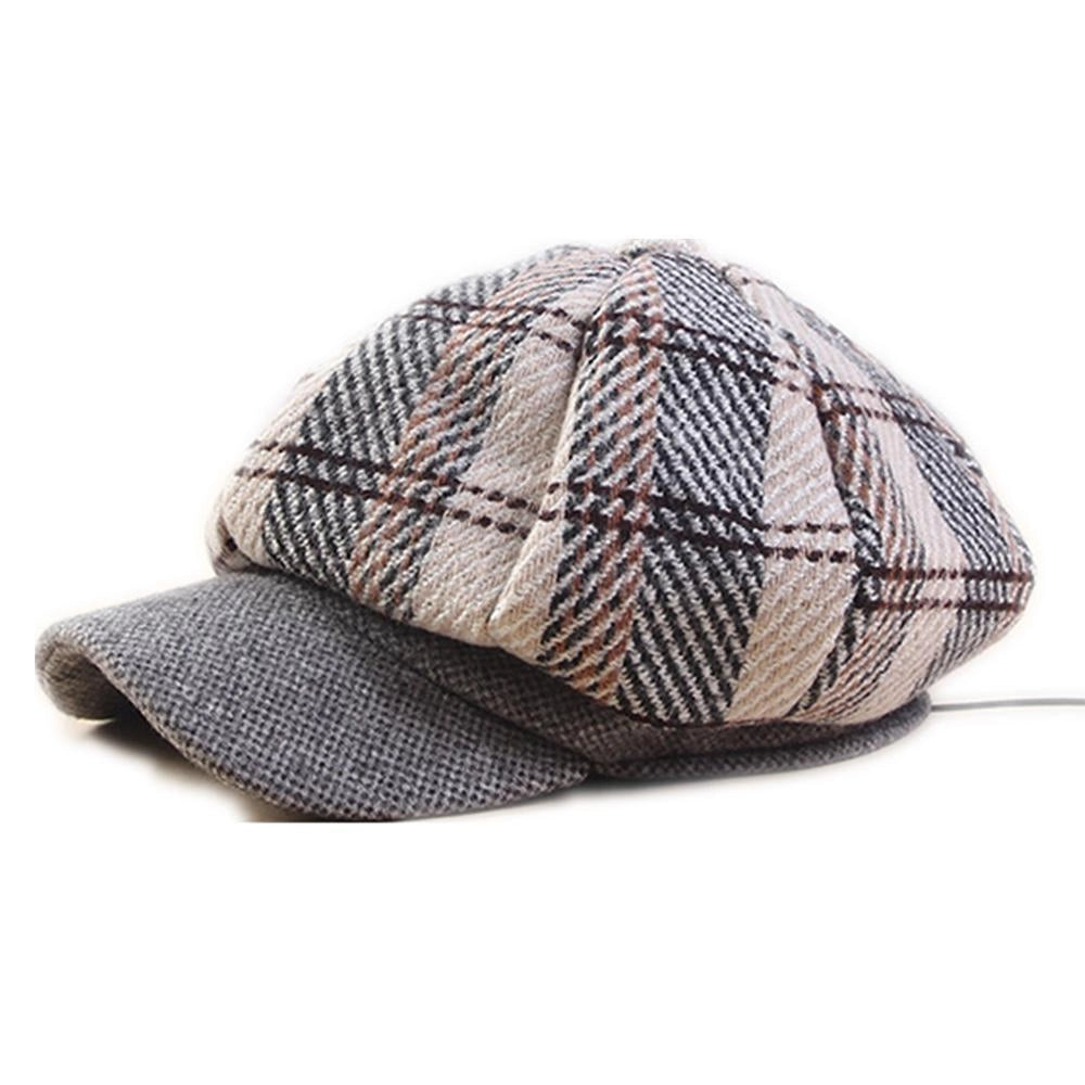 Casquette Gavroche en Coton à Carreaux - Chesapeake 1