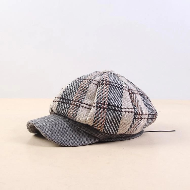 Casquette Gavroche en Coton à Carreaux - Chesapeake 2