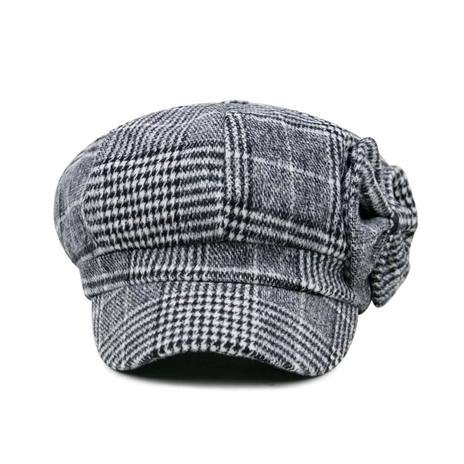 Casquette Gavroche en Coton à Carreaux - Glencheck 2