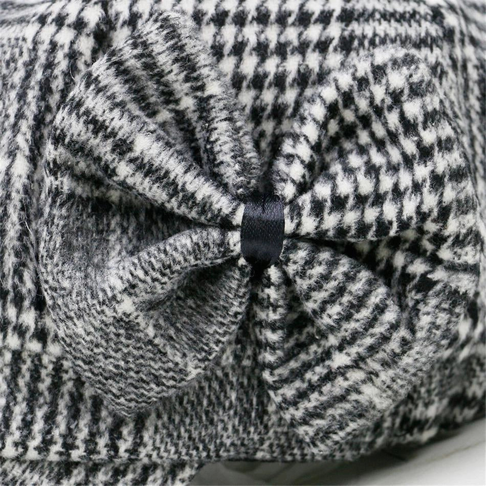 Casquette Gavroche en Coton à Carreaux - Glencheck 3