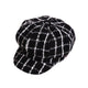 Casquette Gavroche en Coton à Carreaux - Quadrille