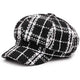 Casquette Gavroche en Coton à Carreaux - Rookshade