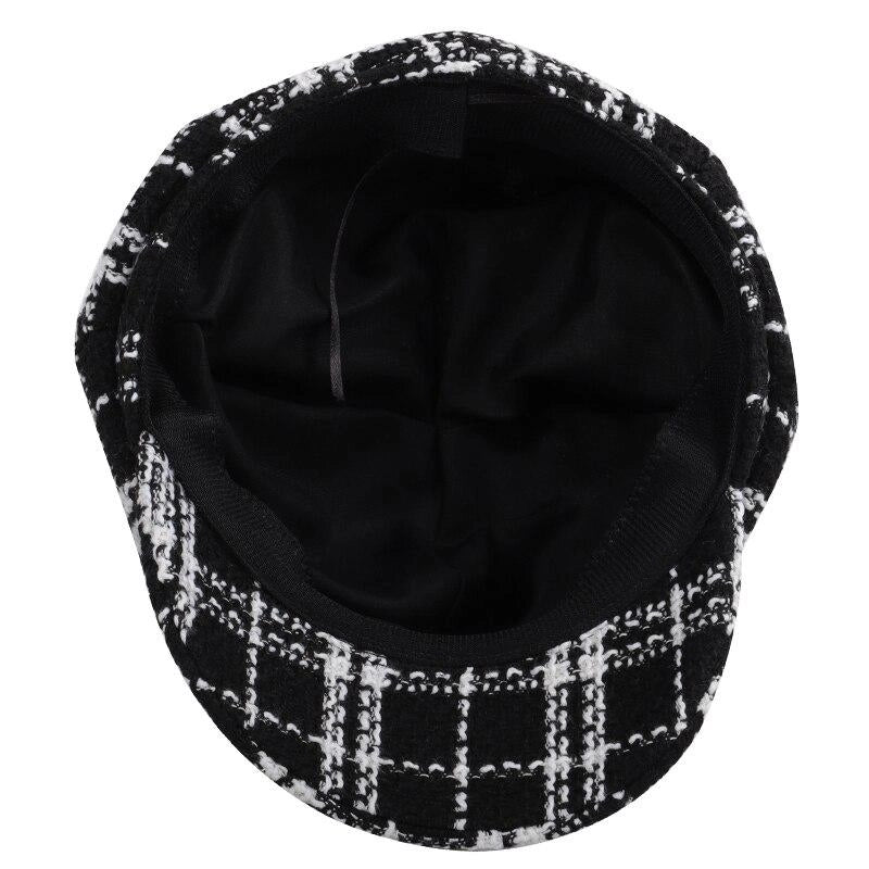 Casquette Gavroche en Coton à Carreaux - Rookshade 2