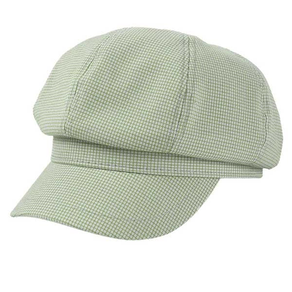 Casquette Gavroche en Coton à Carreaux - Verdière 1