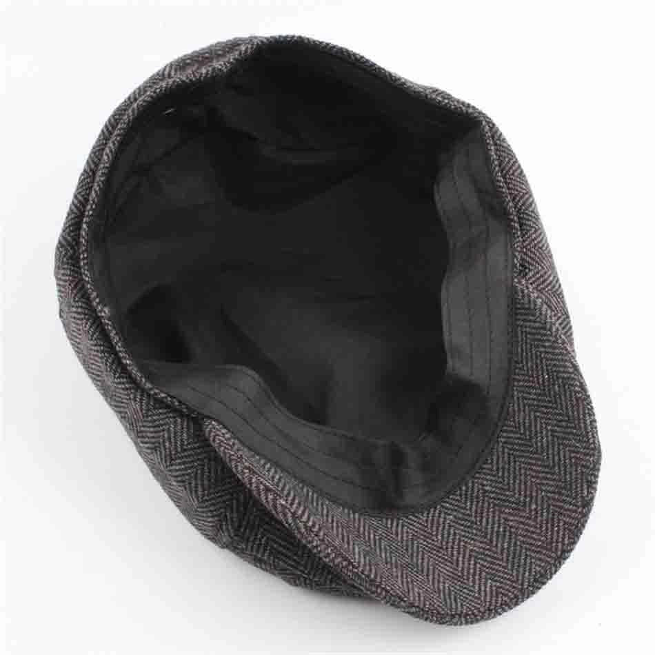 Casquette Gavroche en Coton à Chevrons - Faubourg 4
