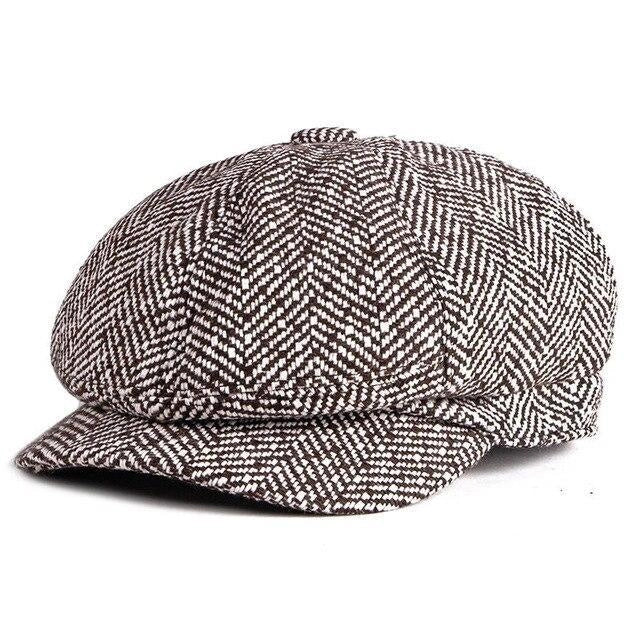 Casquette Gavroche en Coton à Chevrons - Fortworth 1
