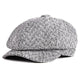 Casquette Gavroche en Coton à Chevrons - Graphème