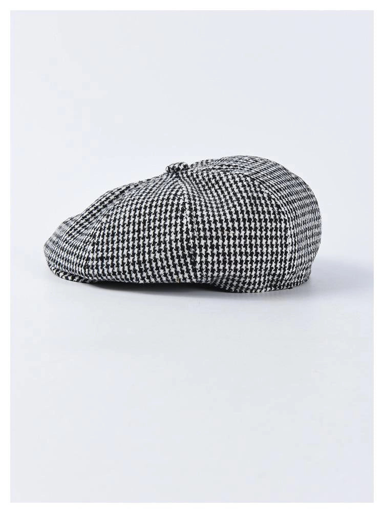 Casquette Gavroche en Coton à Pied-de-Poule - Pepita 3