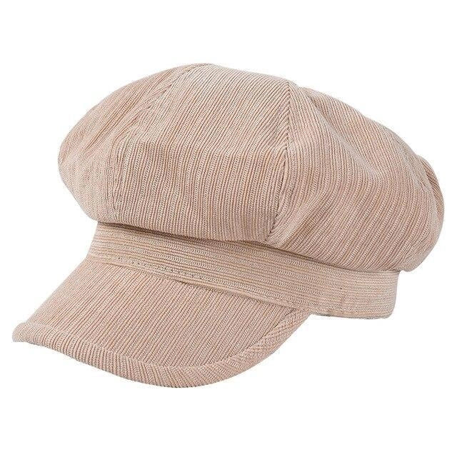 Casquette Gavroche en Coton à Rayures - Bellaria 1
