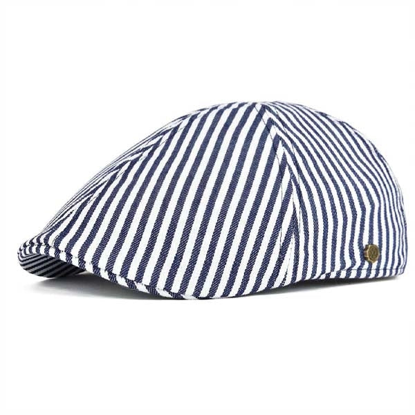 Casquette Gavroche en Coton à Rayures - Cabotage 1