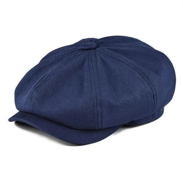 Casquette Gavroche en Coton Bleu - Azurval 1
