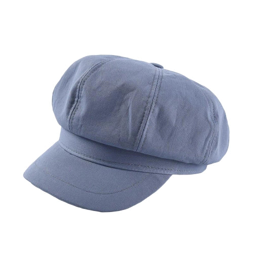 Casquette Gavroche en Coton Bleu - Indigane 1