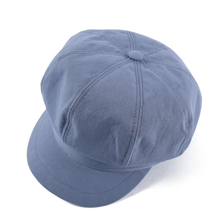 Casquette Gavroche en Coton Bleu - Indigane 2