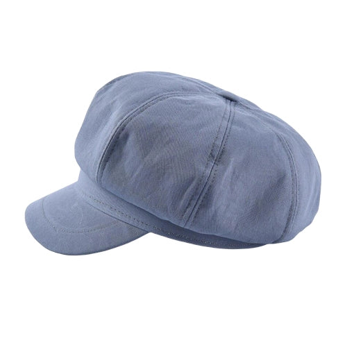 Casquette Gavroche en Coton Bleu - Indigane 4