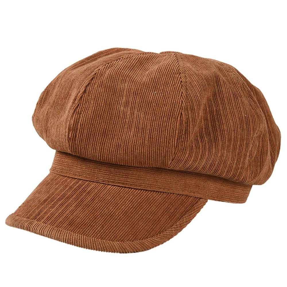 Casquette Gavroche en Coton Camel - Cordovane 1