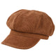Casquette Gavroche en Coton Camel - Cordovane