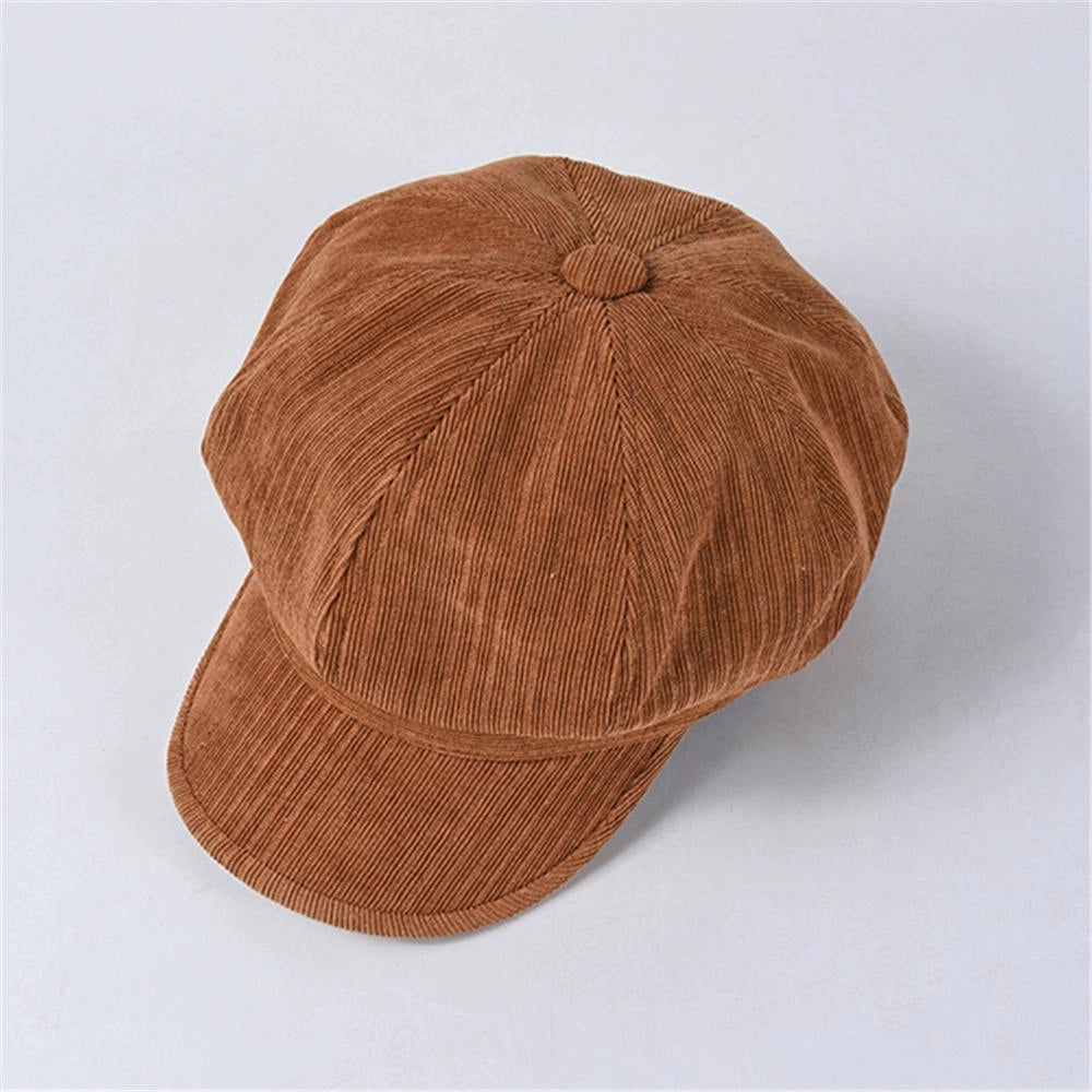 Casquette Gavroche en Coton Camel - Cordovane 2