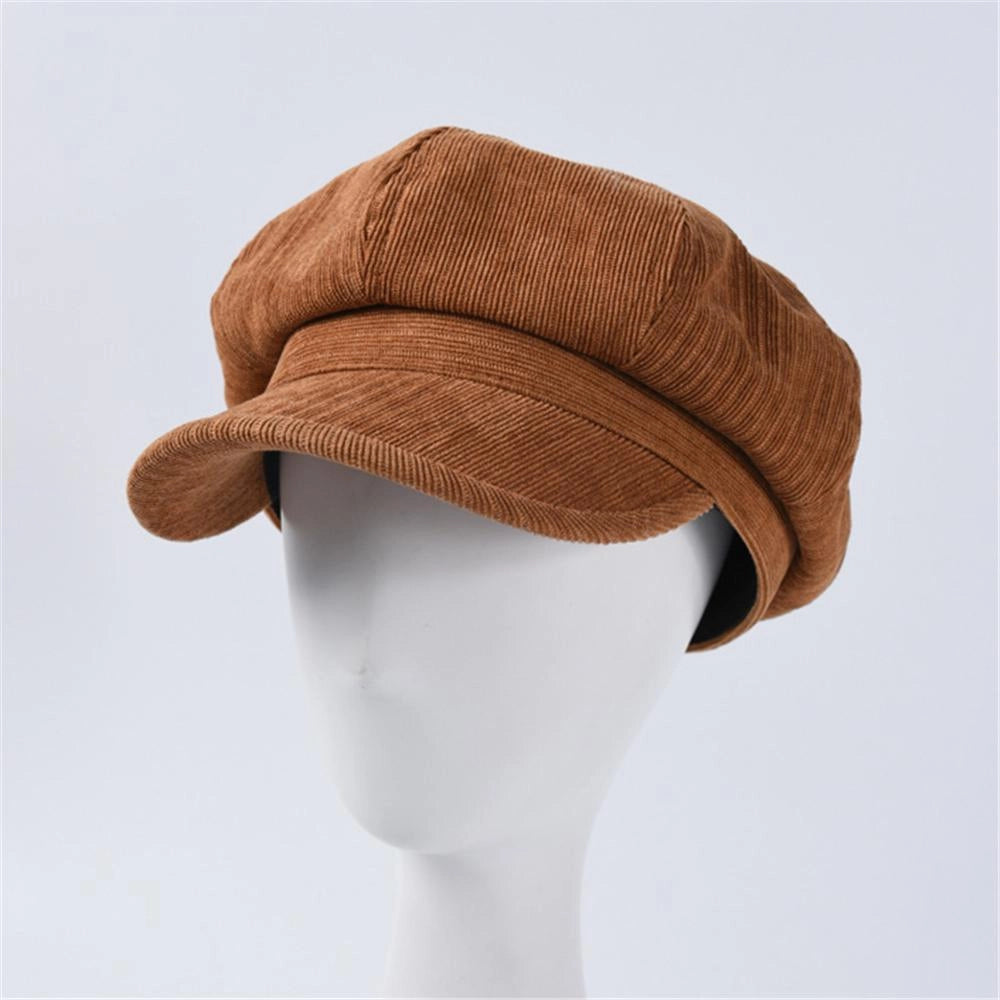Casquette Gavroche en Coton Camel - Cordovane 3