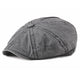 Casquette Gavroche en Coton Délavé - Ardoise