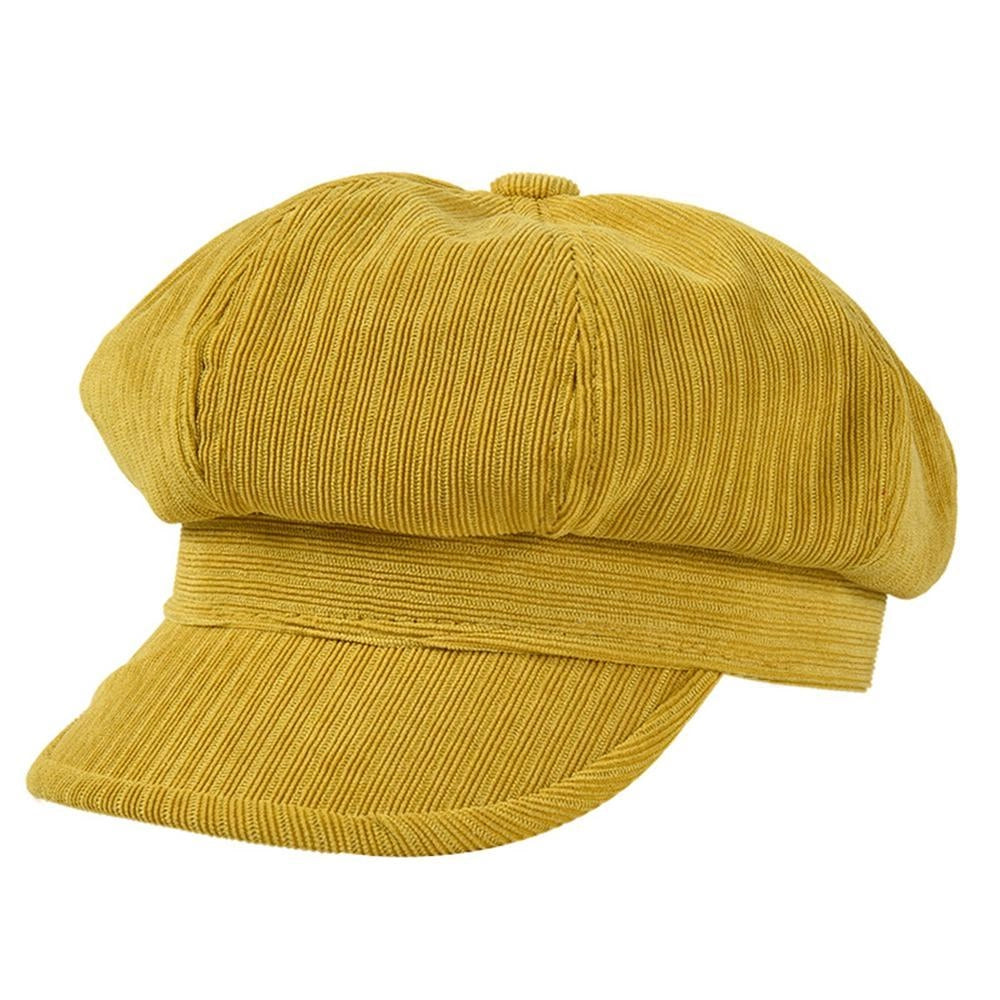 Casquette Gavroche en Coton - Jonquille 1