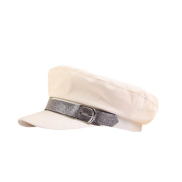 Casquette Gavroche en Coton Marin - Éclatine 1