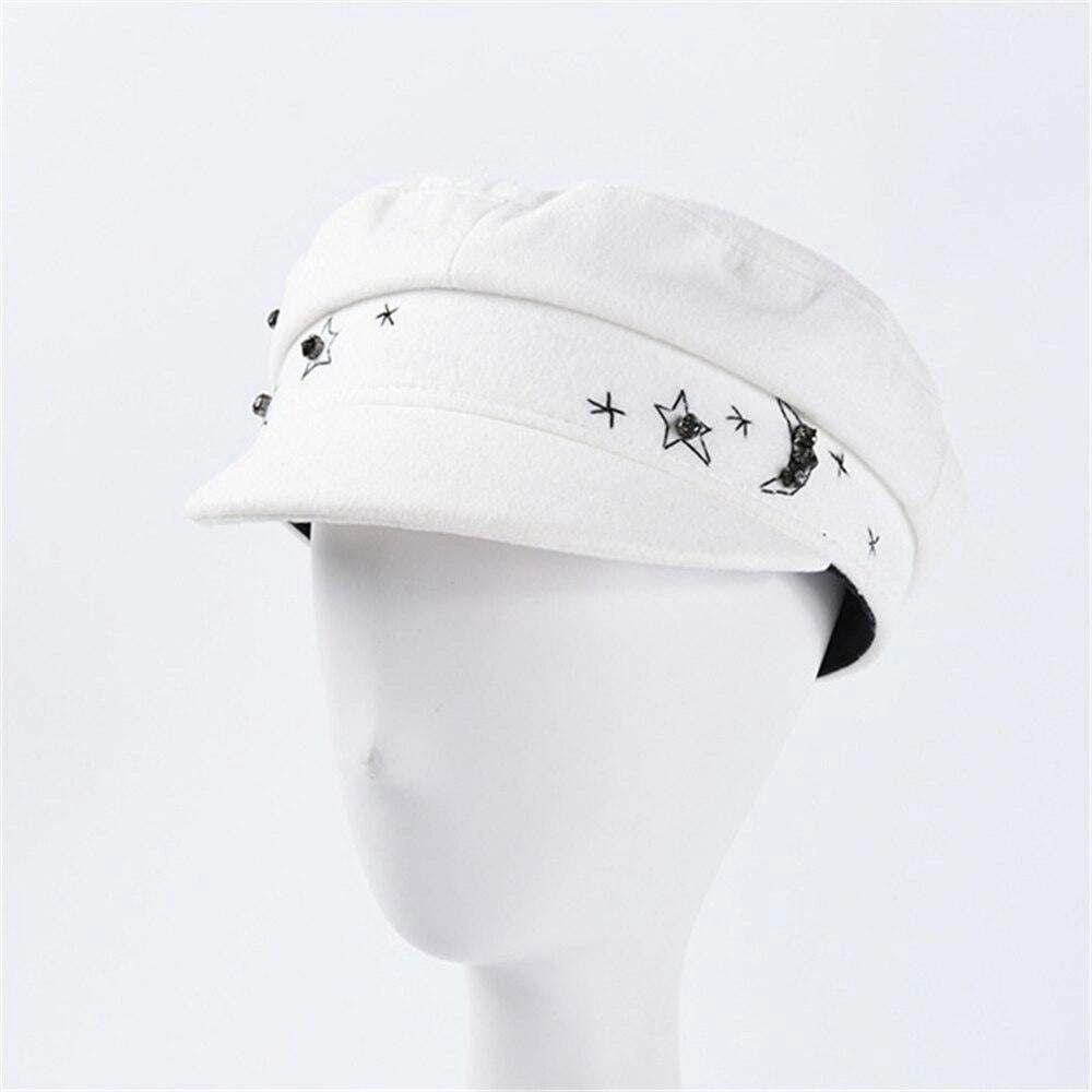 Casquette Gavroche en Coton Marin - Lunéa 3