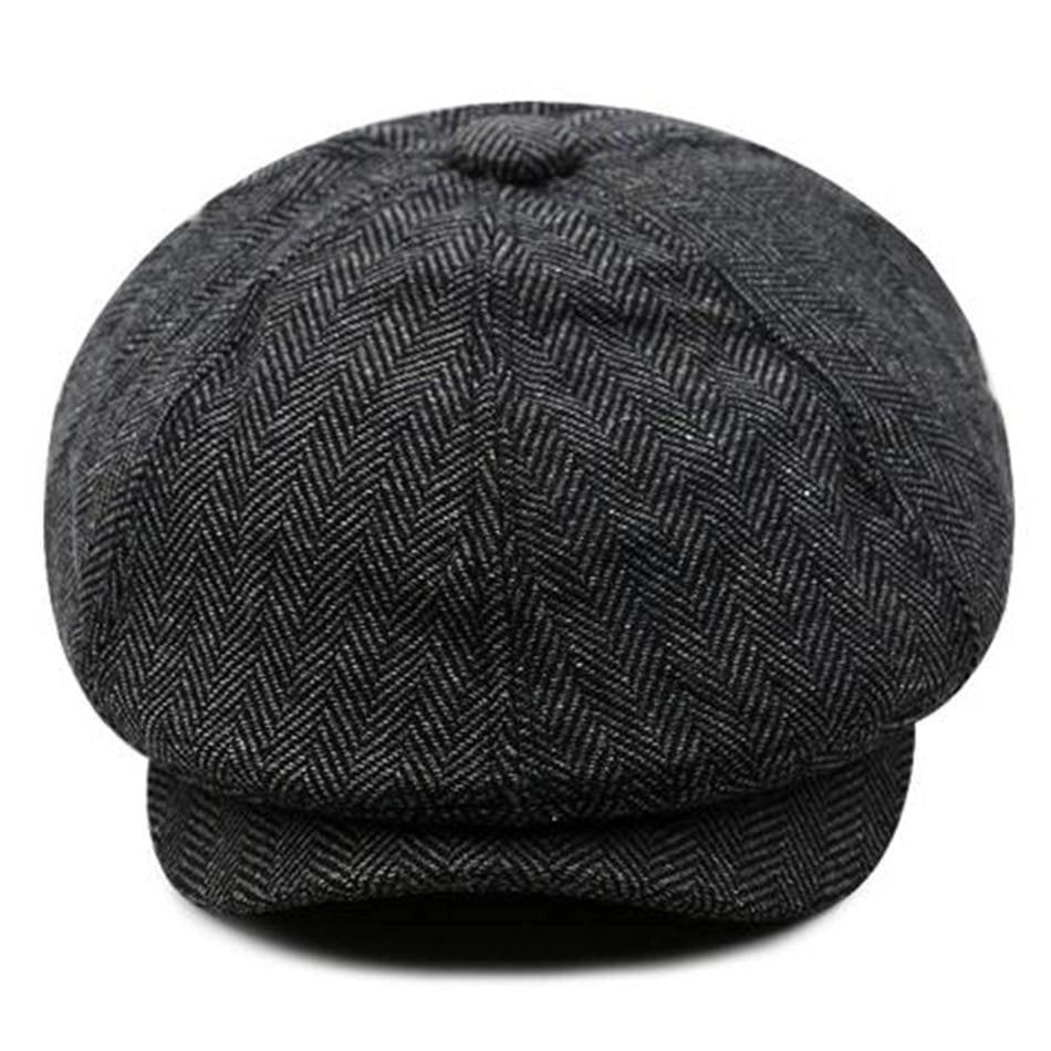 Casquette Gavroche en Coton Noir - Gotham 2