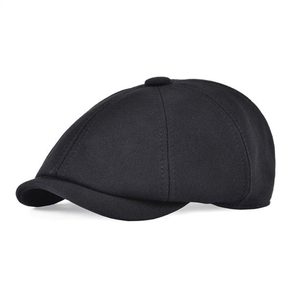 Casquette Gavroche en Coton Noir - Noxmere 1