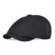 Casquette Gavroche en Coton Noir - Sélénien