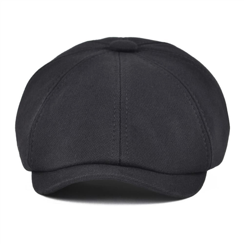 Casquette Gavroche en Coton Noir - Sélénien 3