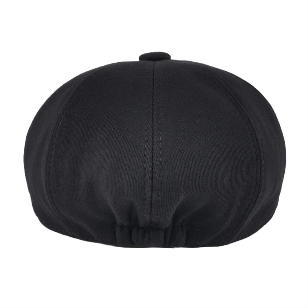 Casquette Gavroche en Coton Noir - Sélénien 4