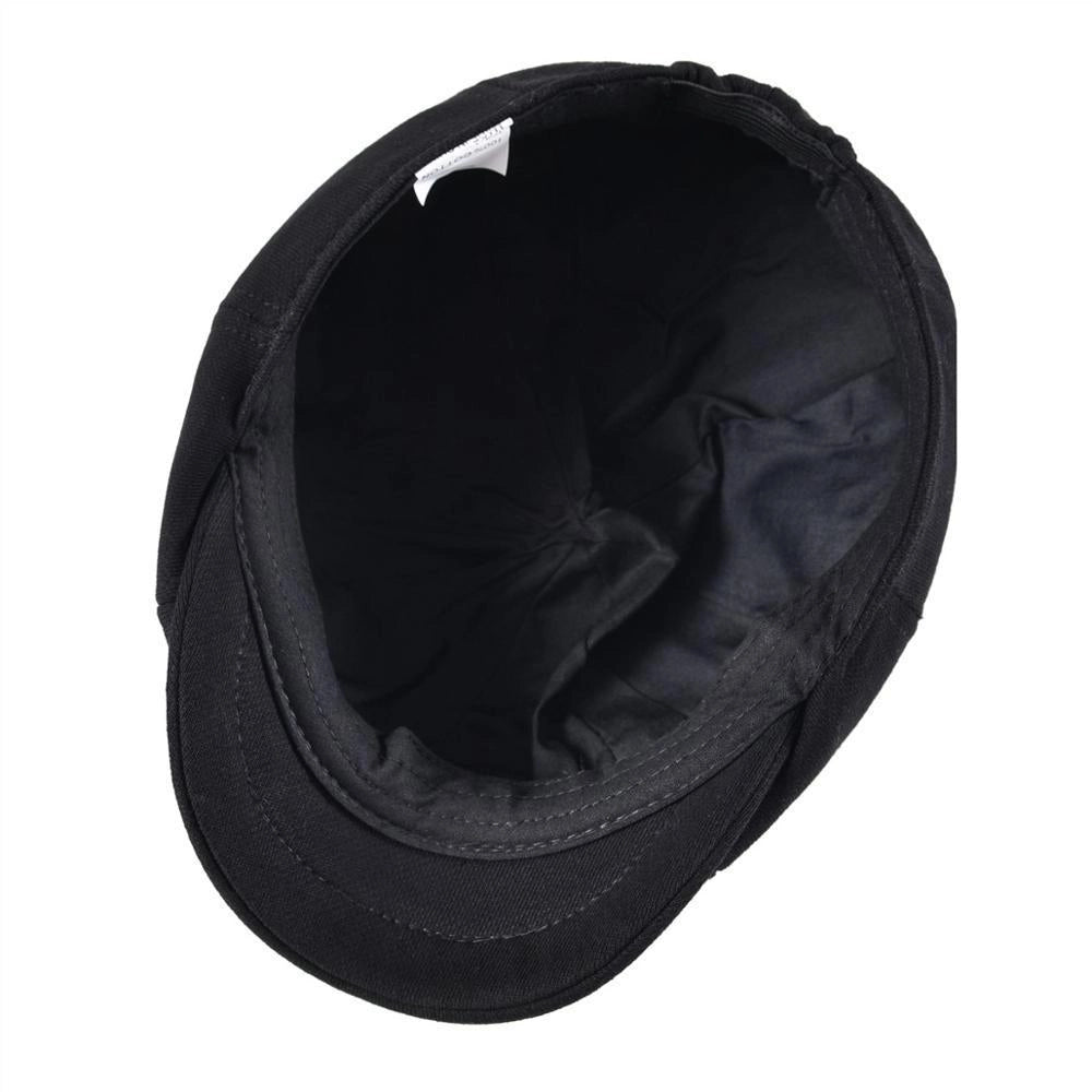 Casquette Gavroche en Coton Noir - Sélénien 6