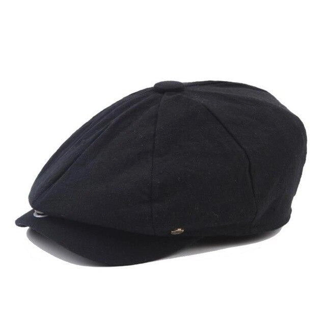 Casquette Gavroche en Coton - Onyx 1