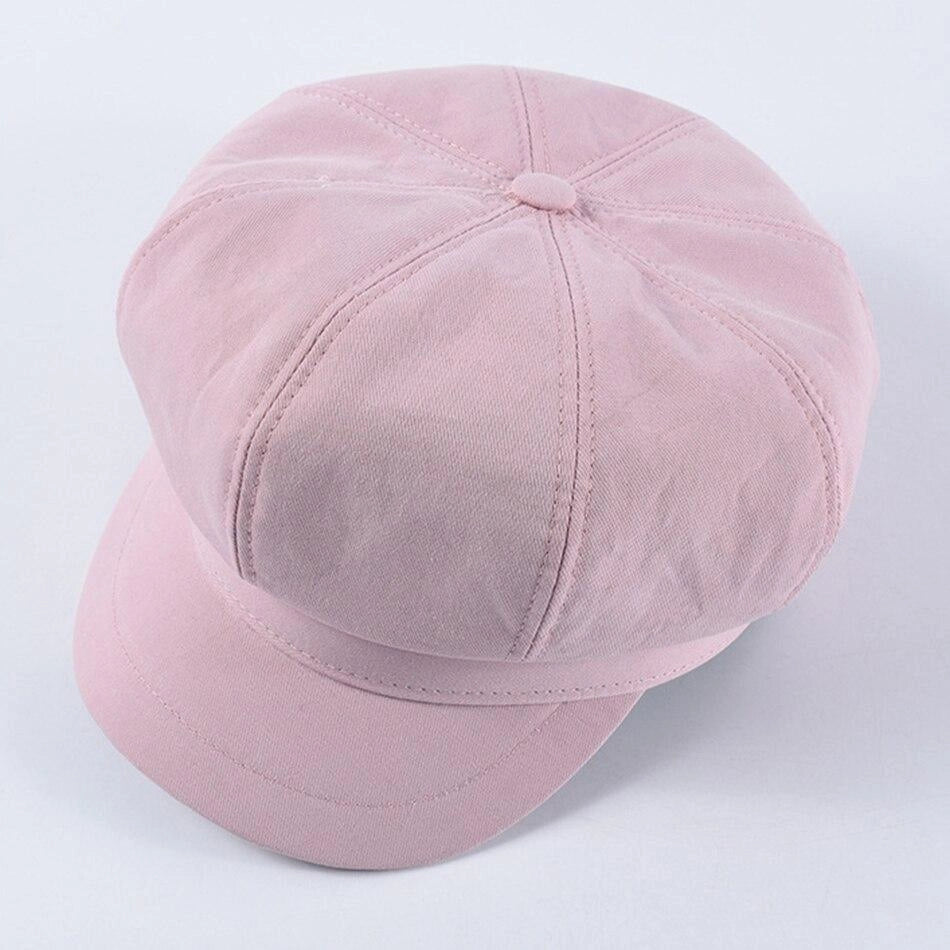 Casquette Gavroche en Coton Rose - Rosélune 2