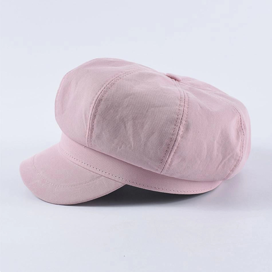 Casquette Gavroche en Coton Rose - Rosélune 3
