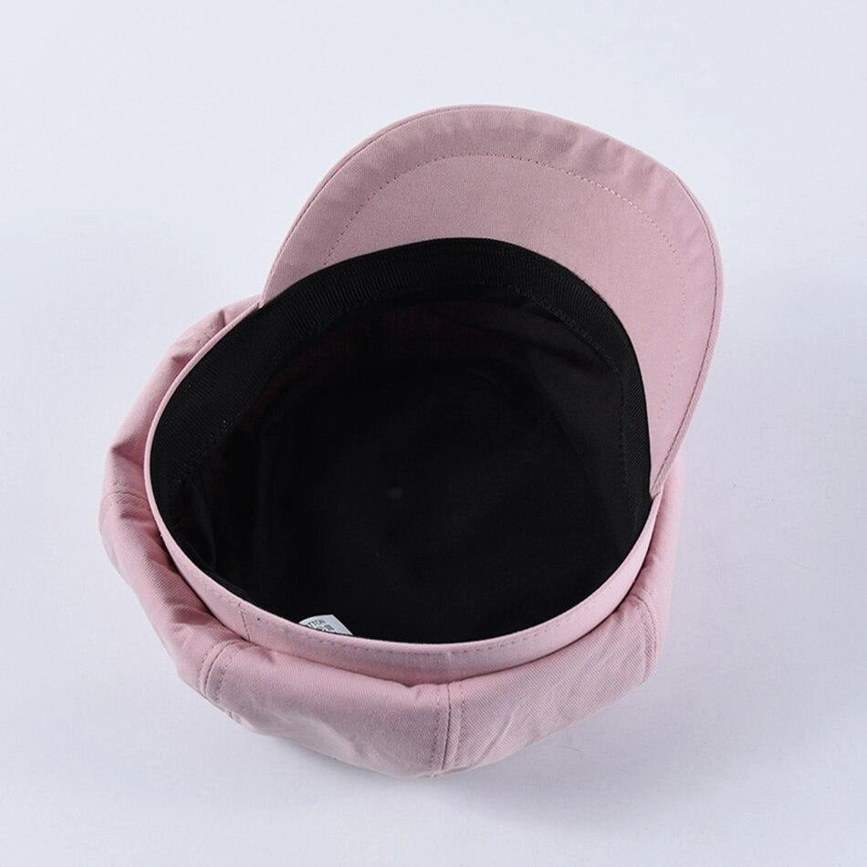 Casquette Gavroche en Coton Rose - Rosélune 4