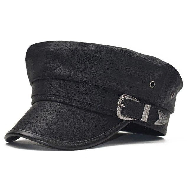 Casquette Gavroche en Cuir - Capitaine 1