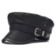 Casquette Gavroche en Cuir - Capitaine