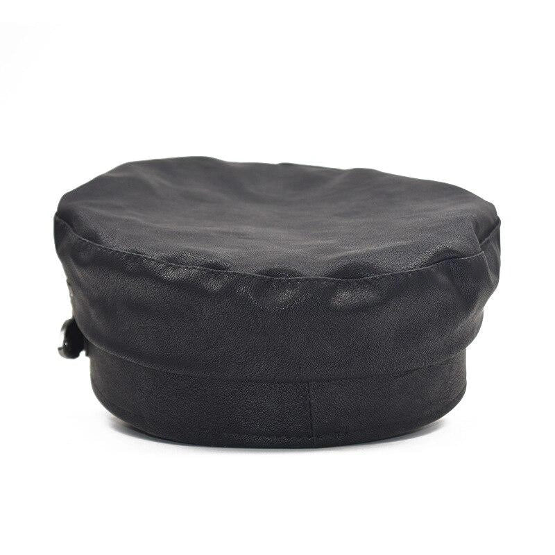 Casquette Gavroche en Cuir - Capitaine 3