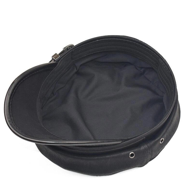Casquette Gavroche en Cuir - Capitaine 4
