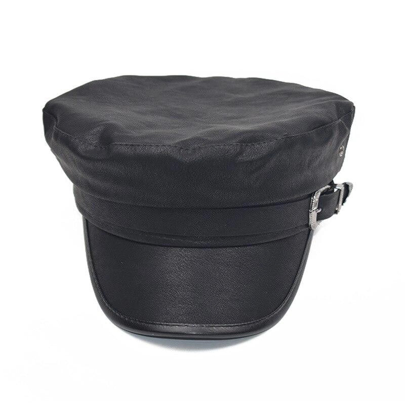 Casquette Gavroche en Cuir - Capitaine 5