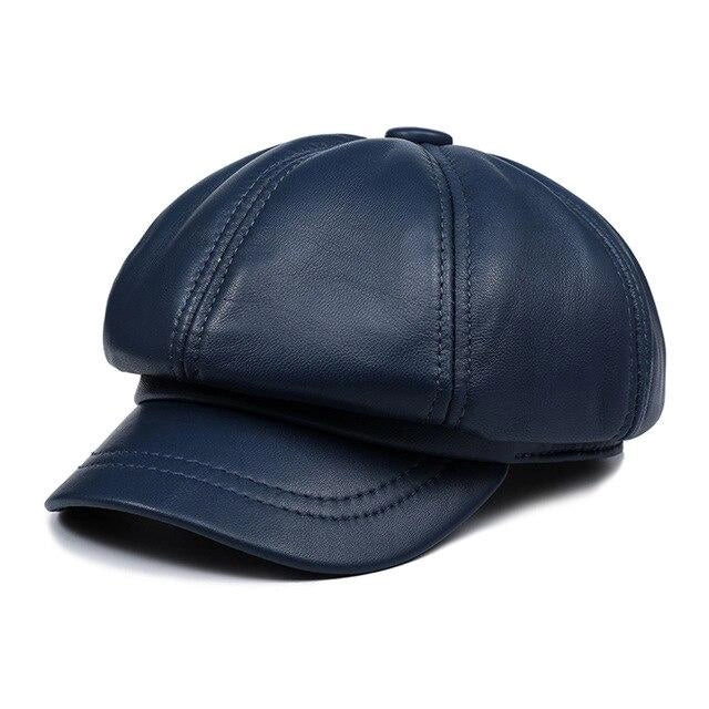 Casquette Gavroche en Cuir - Marinuit 1