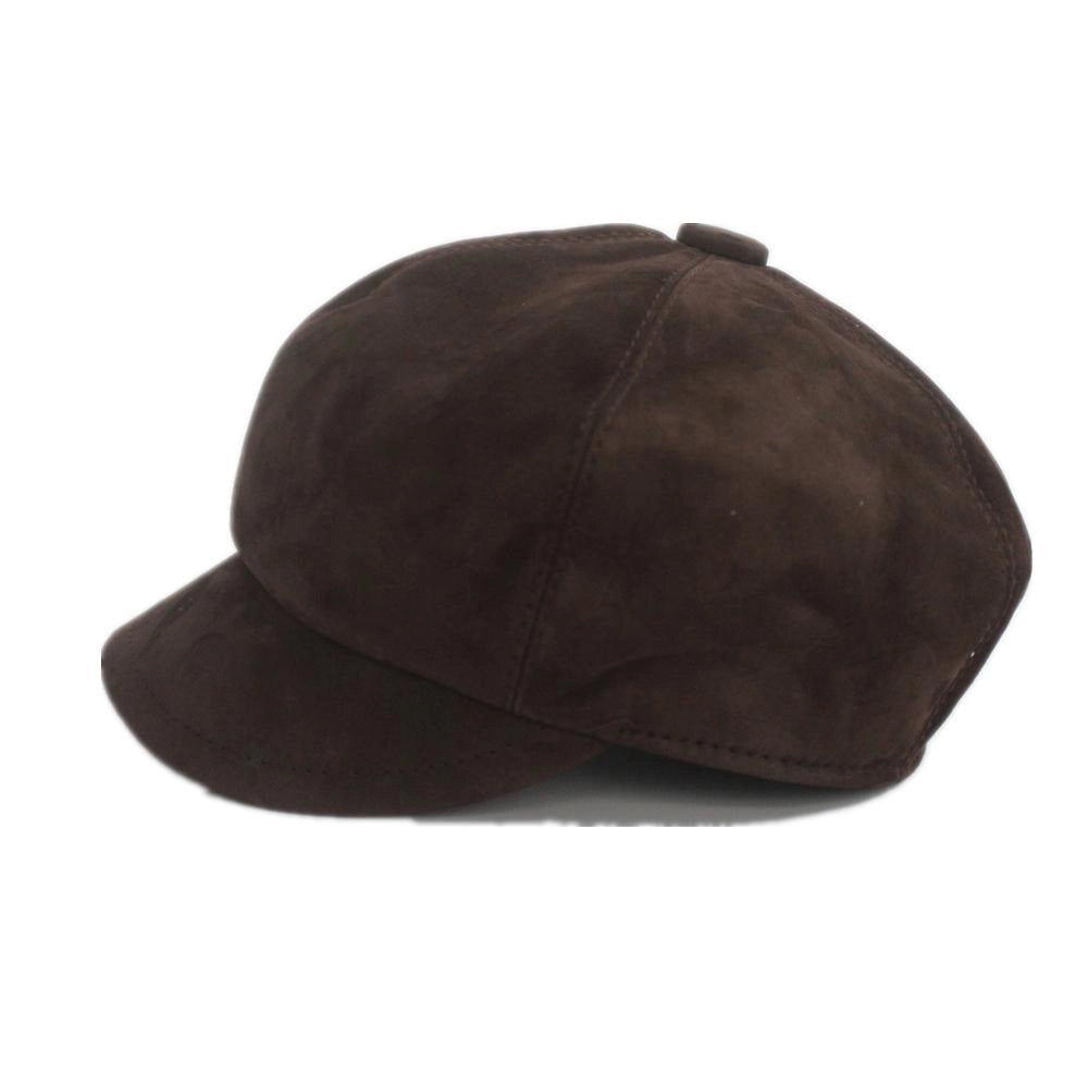 Casquette Gavroche en Cuir Suédé - Bootlegger 2