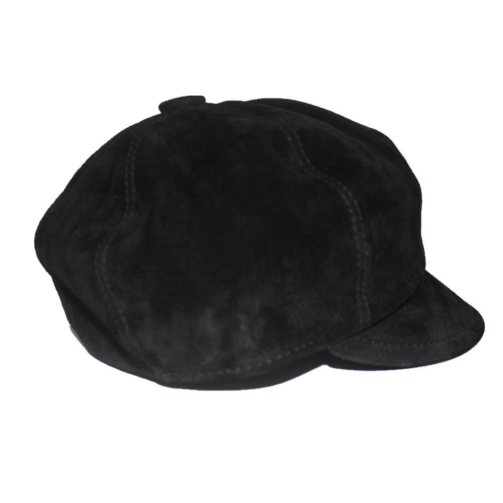 Casquette Gavroche en Cuir Suédé - Larcin 2