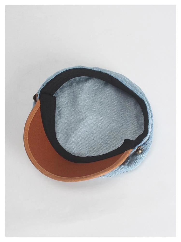 Casquette Gavroche en Denim - Denimor 5