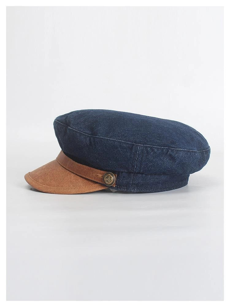 Casquette Gavroche en Denim - Indigoport 2