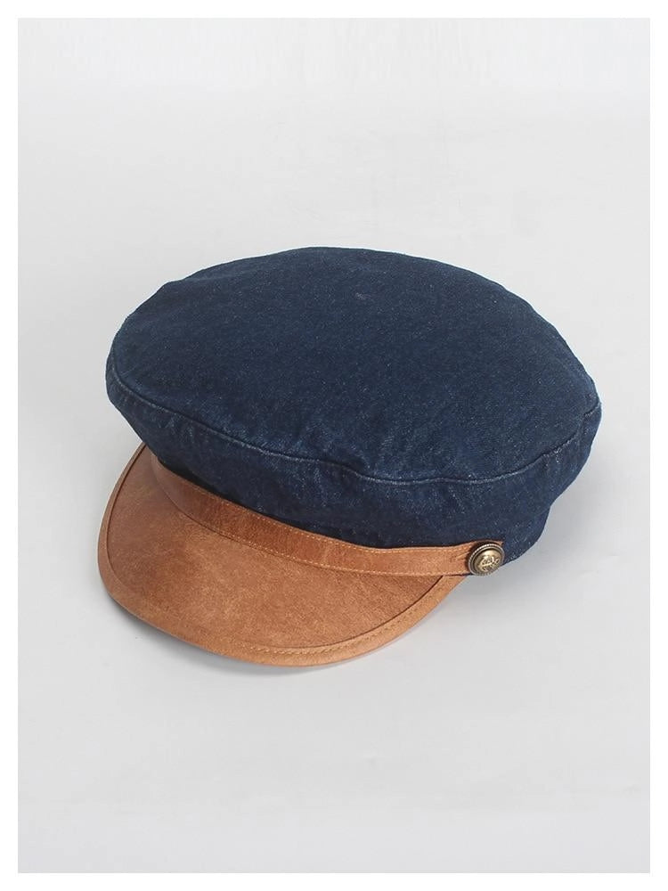Casquette Gavroche en Denim - Indigoport 3