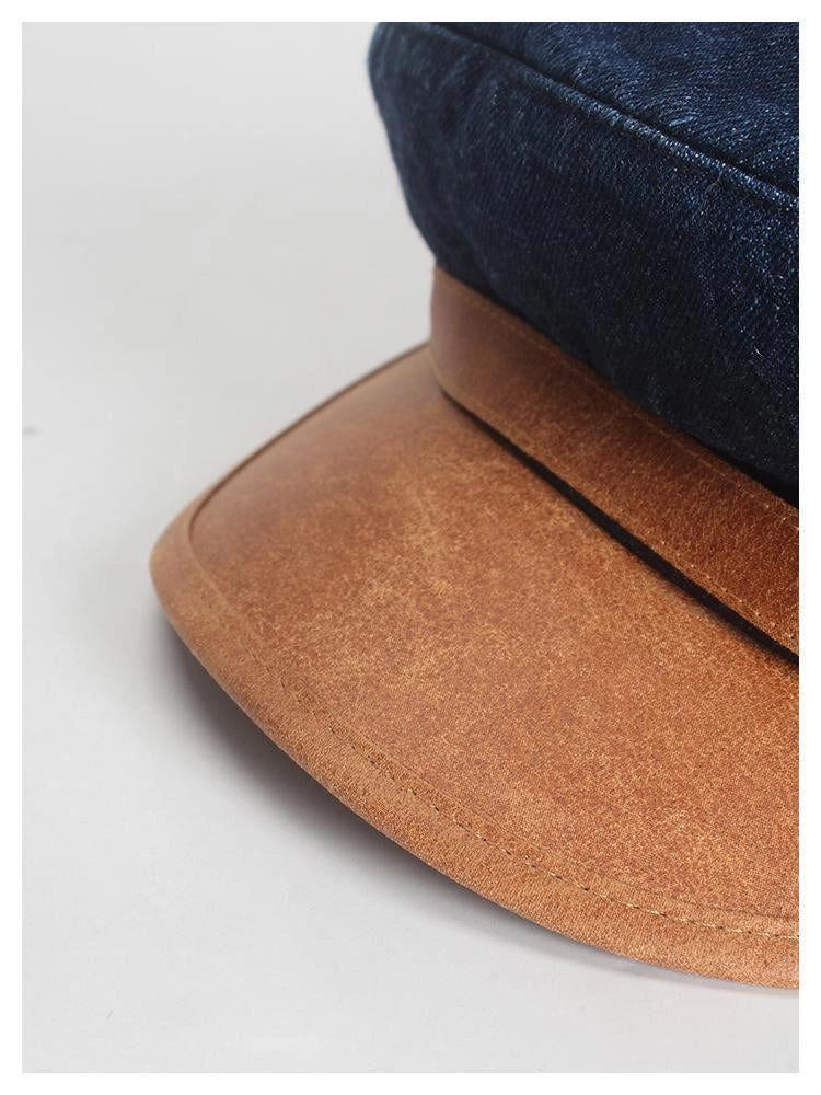 Casquette Gavroche en Denim - Indigoport 5