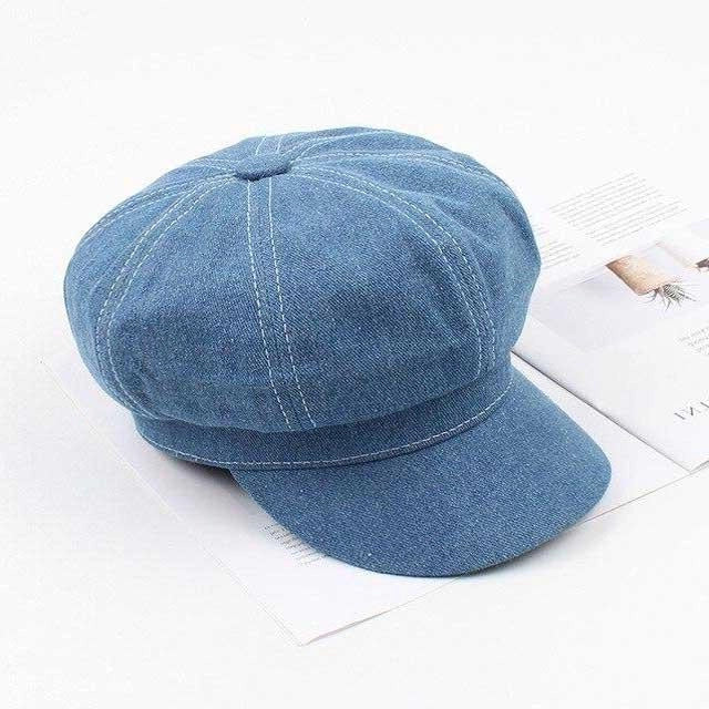 Casquette Gavroche en Denim - Rivete 2